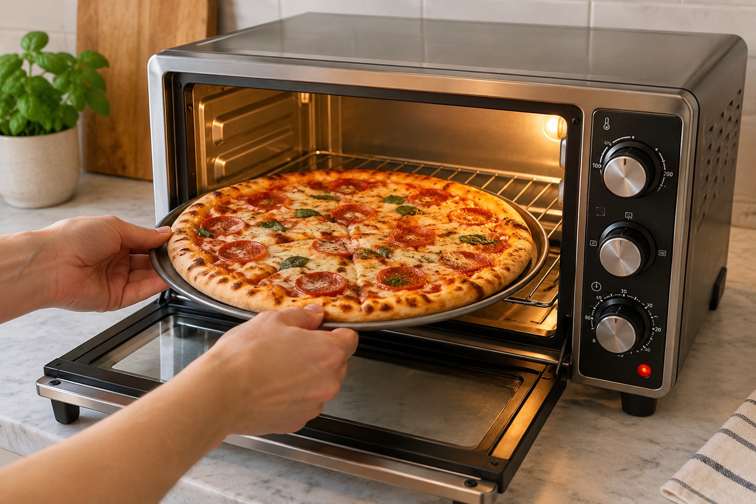 will a 12 inch pizza fit in a 20 litre mini oven