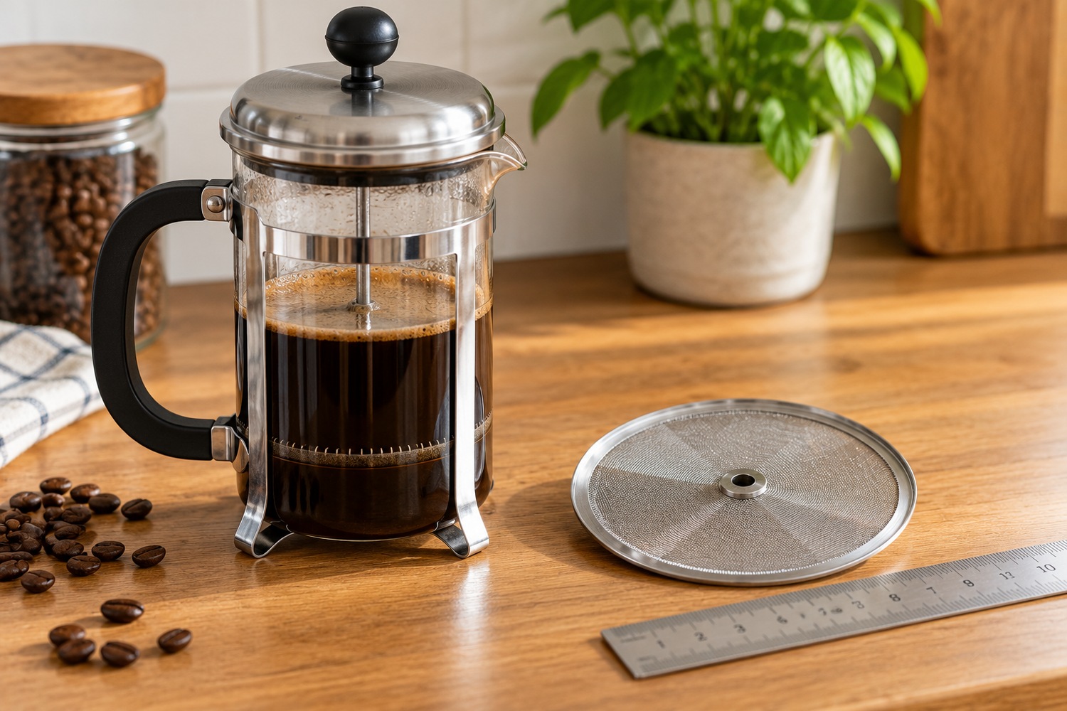 what size replacement filter does an 8 cup cafetière need