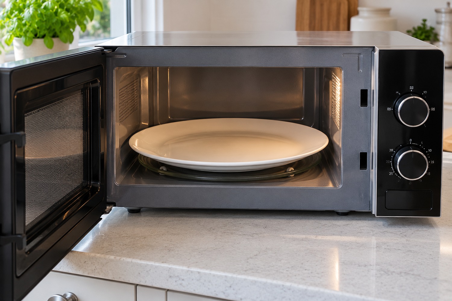 Will a 30cm Dinner Plate Fit in a 20 Litre Microwave