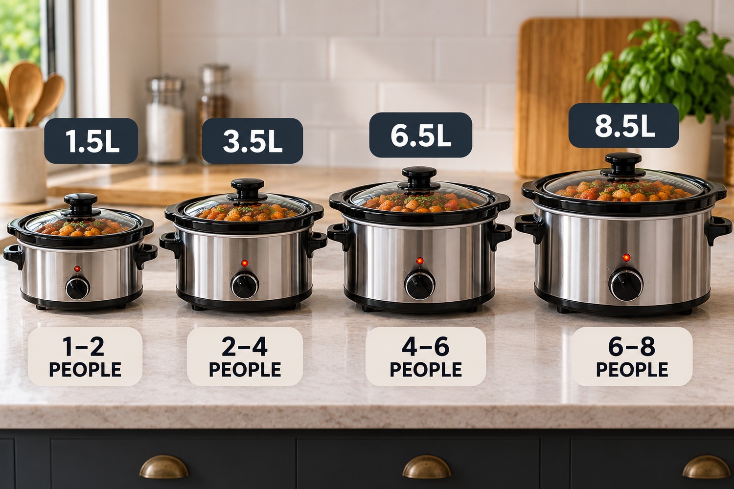 Standard slow cooker size UK