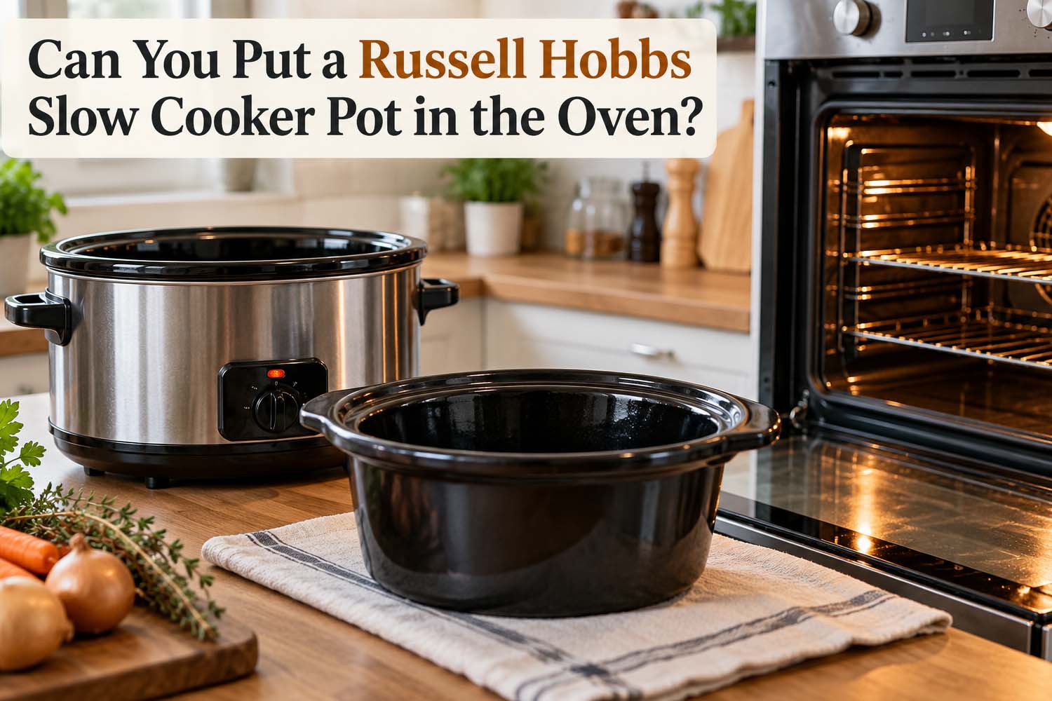 Can You Put a Russell Hobbs Slow Cooker Pot in the Oven