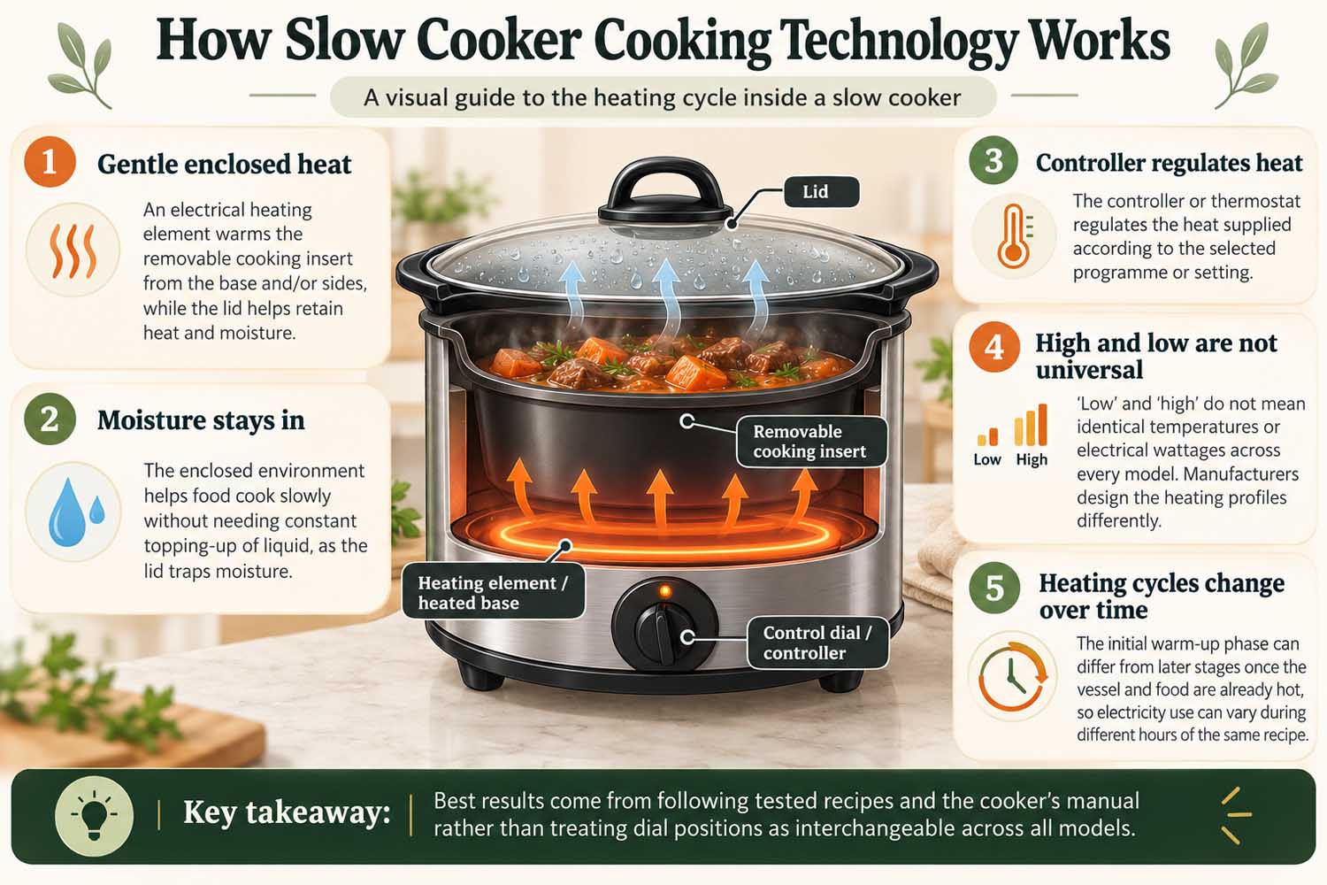 how slow cooker cooking technology works