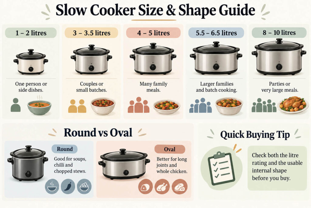 what features to look for in a slow cooker