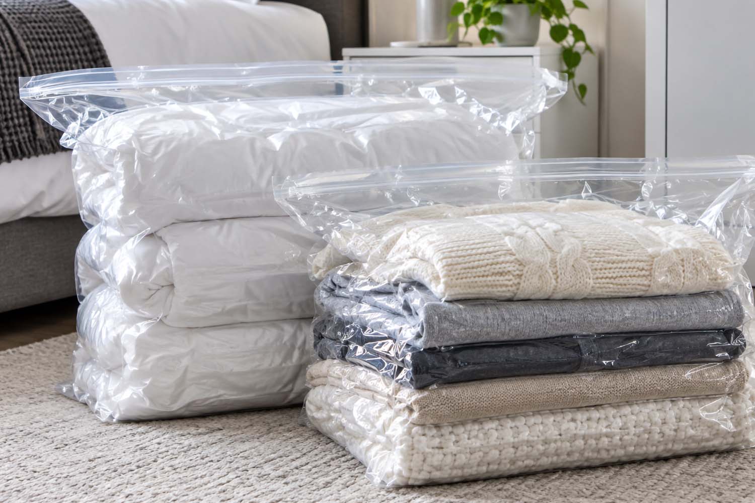 What Size Vacuum Storage Bag Do You Need for a Double Duvet?