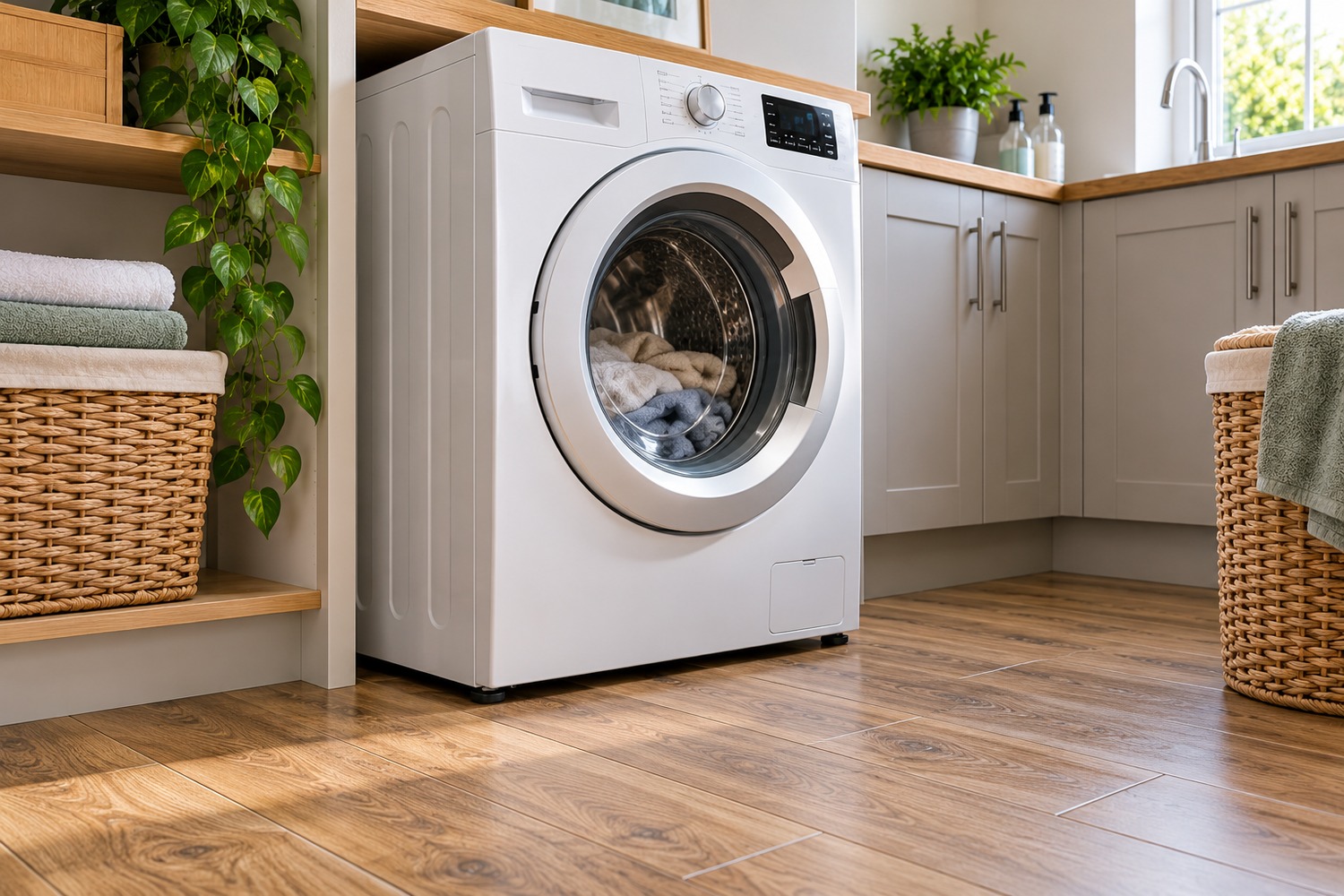 Can You Put a Washing Machine on Laminate Flooring